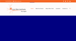 Desktop Screenshot of micro-pain.com